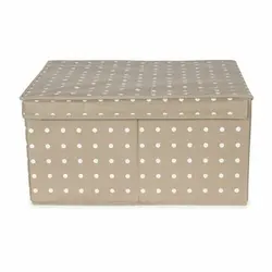 Cutie de Depozitare Pliabilă Compactor, Organizator Textil cu Capac și Fereastră, 40 x 50 x 25 cm