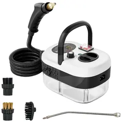 Aparat de curățat cu abur portabil 2500W, rezervor 1200 ml, 6 niveluri abur, set accesorii