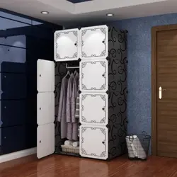 Dulap Modular de Depozitare pentru Cameră, Polipropilenă, 5 Compartimente + 1 Secțiune Umerașe, 75 x 47 x 147 cm