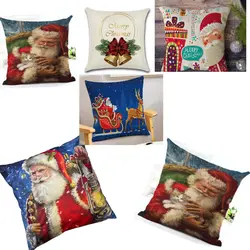 Față de Pernă Decorativă de Crăciun, Catifea Premium, Textură Moale, Model Festiv, 45 x 45 cm