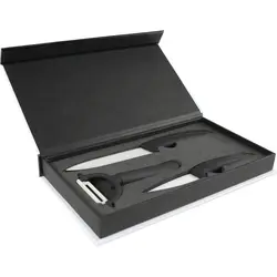 Set cuțite InWin cu lamă ceramică și peeler, pentru bucătărie