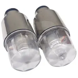 Set lumini LED multicolore pentru valve roți auto, bicicletă și motocicletă