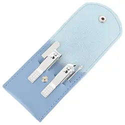 Set manichiură pedichiură cu husă și clești metalici