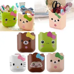 Suport pentru periuțe de dinți copii cu ventuze de perete, 12 x 12 cm