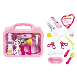 Trusă de Doctor de Jucărie în Geantă de Transport, Set Medical Interactiv cu Accesorii și Mâner