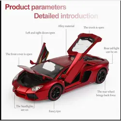 Machetă Auto Metalică „Aventador Super Sport” – Scara 1:24, Die-Cast, Portiere tip Foarfecă, Sunete și Lumini