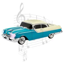 Mașină-Boxă Bluetooth Pontiac 1955, Radio FM, MP3, Stereo HIFI, 28 cm – Turcoaz