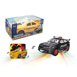 Masina de Politie cu lumini, sunete si miscare inteligenta, jucarie interactiva