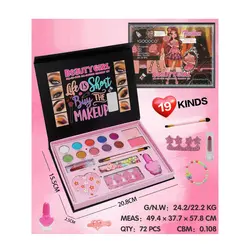 Set Cosmetic Complet „Little Diva” – Trusă de machiaj și accesorii pentru copii, lavabile și sigure