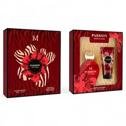 Casetă Cadou Damă PASSION (Parfum 50 ml + Loțiune de Corp 50 ml)