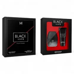 Casetă Cadou Bărbați M BLACK NIGHT II (Parfum 50 ml + Cremă After Shave 50 ml)