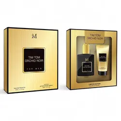 Casetă Cadou Bărbați TIM TOM ORCHID NOIR (Parfum 50 ml + Gel de Duș 50 ml)