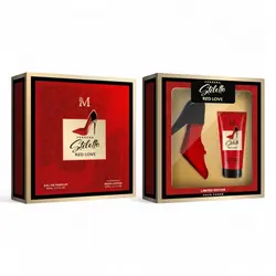 Casetă Cadou Femei FERRERA STILETTO RED LOVE (Parfum 50 ml + Loțiune de Corp 50 ml)