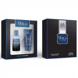 Casetă Cadou Bărbați WILD POUR HOMME (Parfum 50 ml + Gel de Duș 50 ml)