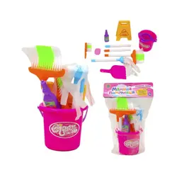 Set de Curățenie Interactiv „Micul Ajutor” cu Găleată, Mop, Mătură și Accesorii
