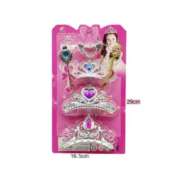 Set Accesorii „Royal Princess” – Coroniță Diademă, Baghetă Magică și Bijuterii Strălucitoare