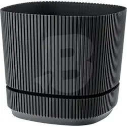 Ghiveci din Plastic pentru Flori FLORA, Capacitate 4,6 L, Formă Pătrată