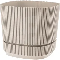 Ghiveci din Plastic pentru Flori FLORA, Capacitate 2,3 L, Formă Pătrată