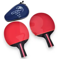 Set 2 Palete Ping Pong cu Husă de Protecție și Transport – Ediție Hobby