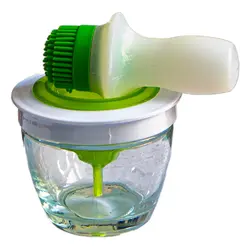 Dip & Go Chef Tasting Set – Recipient cu Pensulă din Silicon pentru Sosuri și Ulei