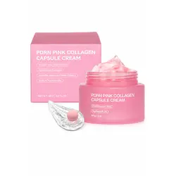 Cremă Facială PDRN Pink Collagen Capsule Cream, Model Anti-Age cu Niacinamide, 50 ml, Hidratare Intensă & Regenerare