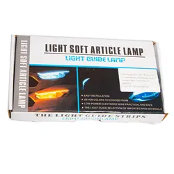 Light Soft Article Lamp – Bandă LED Ambient Light Guide Strip, Set 2 buc, 1 m