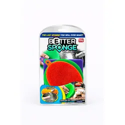 Burete din Silicon Better Sponge, Model Multifuncțional Antibacterian, Set Curățare Vase & Bucătărie, Dimensiune Universală