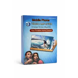 Amplificator Ecran Telefon 3D HD, Model Mobile Video Amplifier, Display 12 Inch, Suport Pliabil Universal