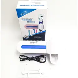 ZSW-Y01 UV Toothbrush Sterilizer – Sterilizator UV Periuțe de Dinți cu Dozator Pastă și Suport, Montare pe Perete