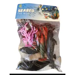 Set Figurine Animale Marine și Plante Subacvatice, Colecția Lumea Fundului Mării, Jucării Educative din Plastic pentru Copii, Dimensiuni Ambalaj 9 x 2 x 20 cm