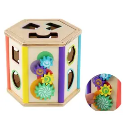 Joc Educativ din Lemn tip Montessori pentru Bebeluşi și Copii, Set Cilindri pentru Sortare și Dimensiuni