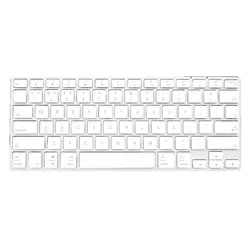 Tastatură Wireless Ergonomică, Model Alb, Conectivitate Fără Fir