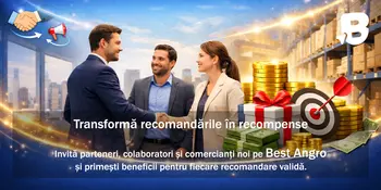 Programul de recomandări Best Angro. Invită persoane noi și primești recompense pentru fiecare comandă