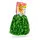 Pompone Majorete „Cheering Squad”, Set de 2 Bucăți, Accesorii Petrecere, Verde Metalizat