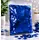 Confeti Glitter Albastru Metalizat din PET, Formă Dreptunghiulară, Dimensiune 5x2 cm