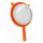 Sită de Bucătărie Universală, Diametru 21 cm, Plasă Fină din Nylon, Portocaliu