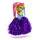 Set 2 Pompoane Majorete, Mov Metalizat, cu Mâner de Plastic, Accesorii Petrecere și Sport