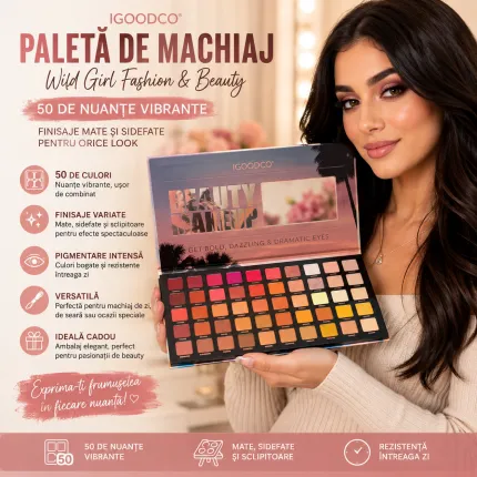 Paletă Machiaj IGOODCO 3092 - 50 Culori