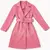 Palton fete 4–14 ani culoare roz pudrat cu cordon – set 6 bucăți