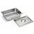 Tavă Gastronorm GN, capac inclus, inox, 32.5 x 26.5 x 6.5 cm, Uz Profesional HoReCa