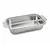 Tavă de copt dreptunghiulară din inox, 26.5 x 17.5 x 6 cm, cu mânere laterale