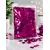 Confeti Glitter Roz Metalizat din PET, Formă Dreptunghiulară, Dimensiune 5x2 cm