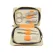 Trusă manichiură 6 piese din inox în etui portocaliu cu fermoar