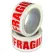 Bandă adezivă FRAGILE pentru ambalare, 48 mm x 60 m, set 6 role
