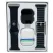 Ceas inteligent unisex cu ecran 2 inch, set cu căști Bluetooth, IP67, curea silicon, negru