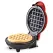 Mini aparat electric pentru waffle 350W culoare roșie