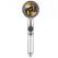 Pară de duș cu presiune înaltă Turbo, cap rotativ tip elice, filtru anticalcar integrat, buton Start/Stop, 26 cm