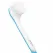 Perie de duș rotativă pentru corp Spin Spa 5 în 1, masaj și exfoliere, 5 accesorii interschimbabile, ABS, 36 cm, alb-albastru