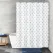 Perdea de duș PEVA cu model ancore alb-albastru 180x180 cm