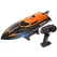 Barcă cu telecomandă RC iUni HJ812 portocalie racing pe apă